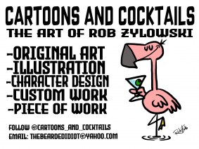 Cartoons and Cocktails logo